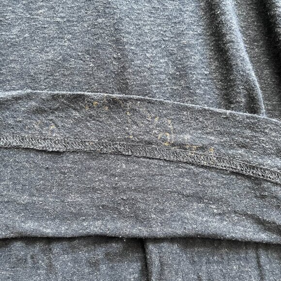 FP Beach Marina Knot Front Maxi Dress Size M Dark Gray Boho Sleeveless - Picture 7 of 7